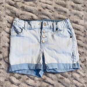 Cat & Jack Blue Jean Shorts Cuffed Hem